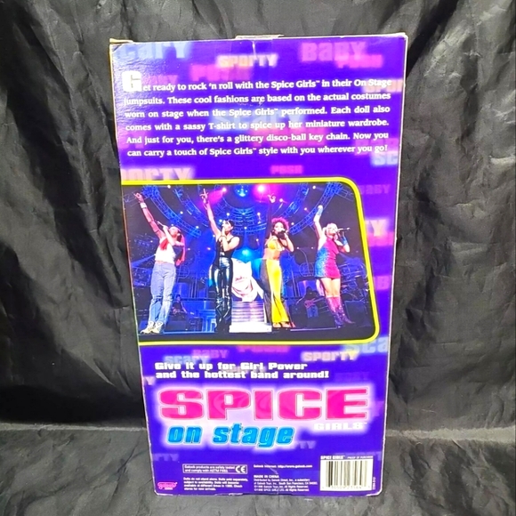 Spice Girls on Stage Sporty Spice Doll by Galoob (1998) NIB New Official - Picture 3 of 6